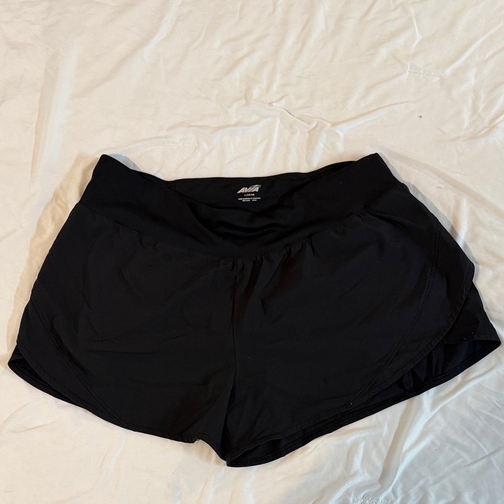 Avia Black Women's Athletic Running Shorts